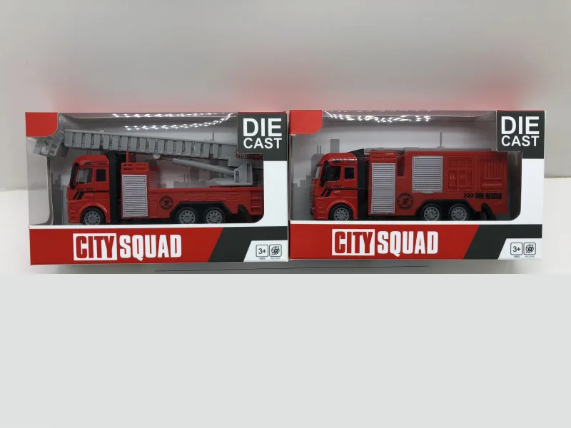 

Model Warrior Metal Car Cement Excavator Engineering Vehicle Firefighting Sanitation Vehicle Model CHILDREN'S Toy