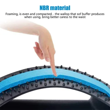 

3 Level Magic Back Spine Lumbar Support Muscle Stretcher Acupuncture Relief Back Stretcher Gym Fitness Body Building Accessories