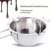 304 нержавеющая сталь, чаша для плавления шоколадной воды, нагревательный горшок для выпечки, чаша для подогрева масла