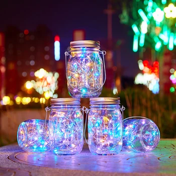 Mason Jar Hanging Lantern Lights