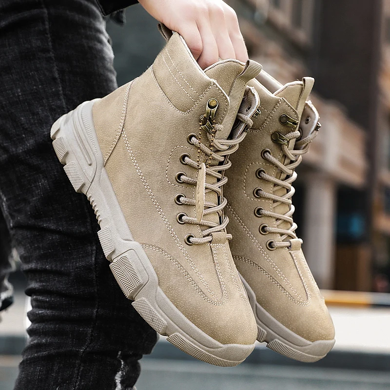 

Winter Plus Cashmere Men Casual Boot Keep Warm Cold Protection Men Fashion Work Boots Outdoor Walk Boot Zapatos De Hombre M4-21
