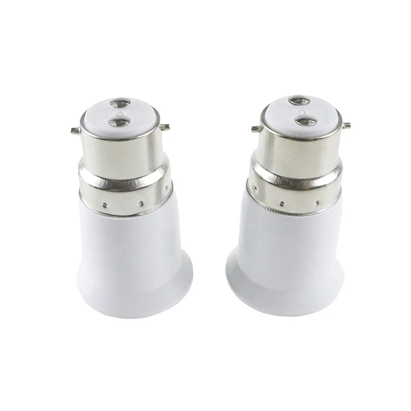 B22 To E27 Socket LED Lamp Adapter With 1xPP bag lamp holder lamp bulb holder lamp base lamp socket adapter