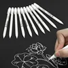 0.7mm Paint Marker Permanent Marker Graffiti Metalic Marker Pens Gold Silver White Pen Writting Drawing Art Supplies 1