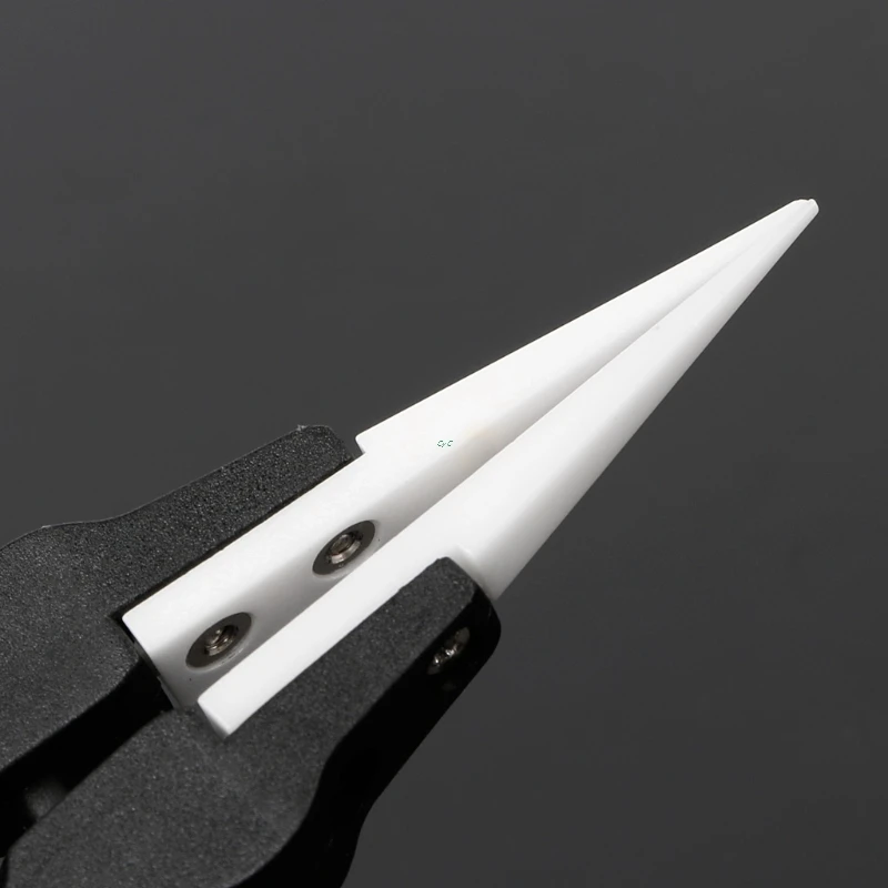 Multifunctional Steam Vaper Ceramic Insulation Head Tweezers Forceps Black tweezer tool,ceramic tweezers