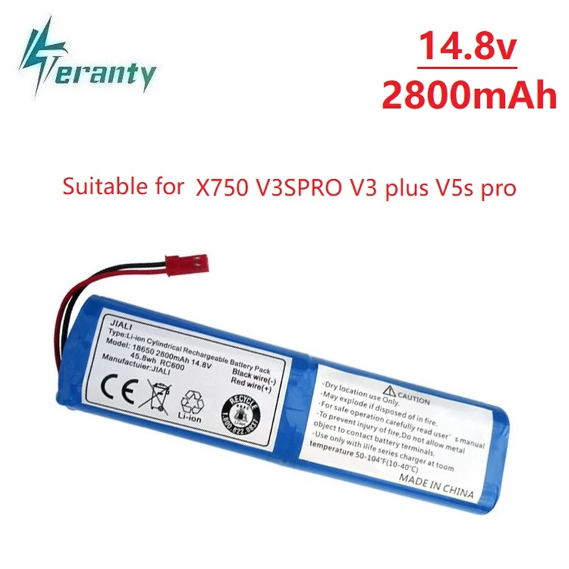 

Sweeping Machine 14.8V 2800mAh Battery For ILIFE V3 plus v5s pro X750 v3s pro Vacuum Cleaners 14.8v Li-ion Rechargeable Battery