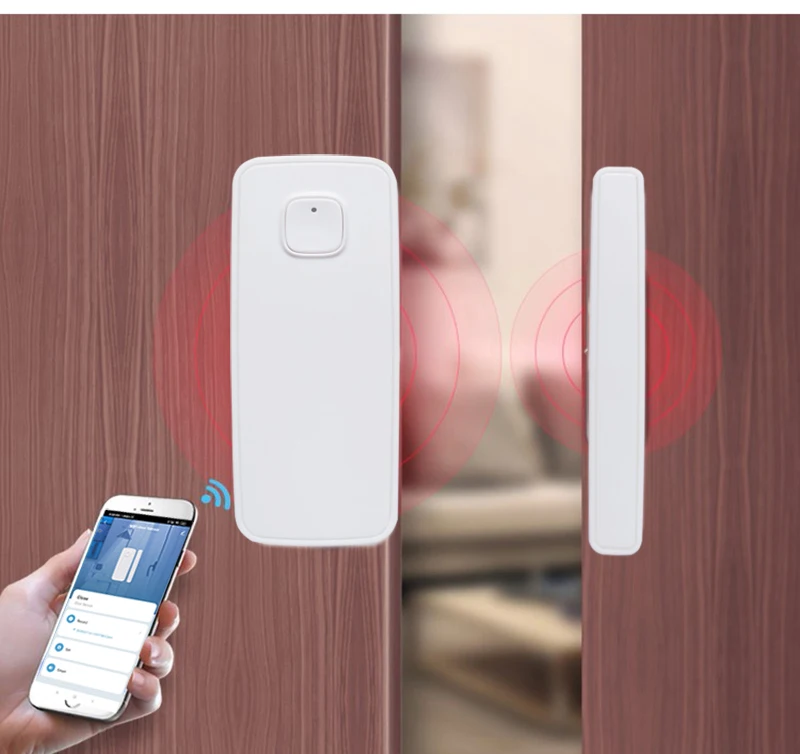 Tuya Smartlife WIFI детектор двери/окна приложение уведомления оповещения датчик