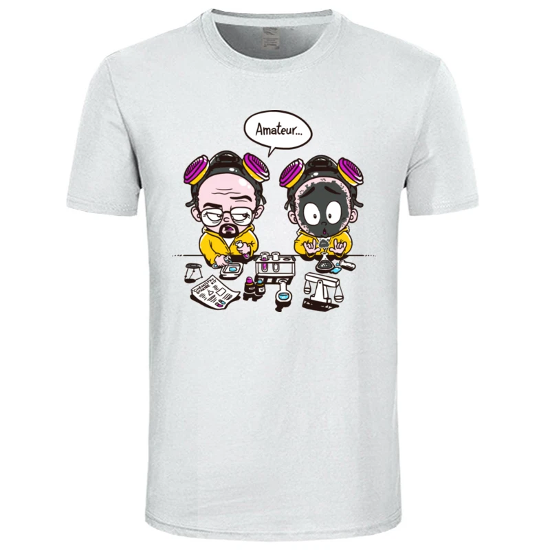 

T Shirts My First Science Kit T-shirt Men Funny 100% Cotton Tshirt Breaking Bad Cartoon Tops Hip Hop Tees Summer Streetwear 3XL