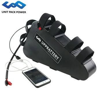 

UPP 60Volt Triange eBike Battery 60V 18Ah 21Ah 24.5Ah With Samsung Li-ion Cell for 2000W 1500W 1000W Front/Mid/Hub Motor