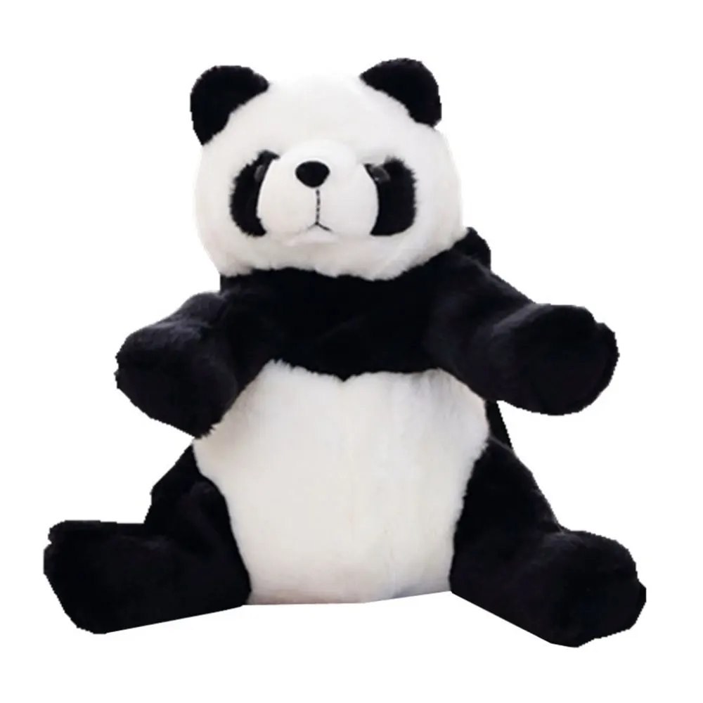 Детский плюшевый рюкзак милые животные собака/панда мягкие плюшевые игрушки сумка на плечо Студенческая сумка для детей подарок на день рождения - Цвет: Panda