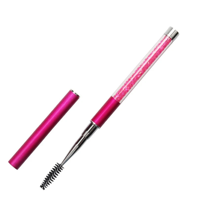 Кисти ViplashEyelash, 10 цветов, алмазная ручка, кисти для туши, аппликатор, палочка, кисти для ресниц, кисти для макияжа, инструменты для ресниц - Цвет: hot pink