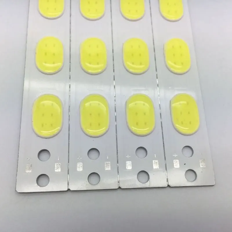12 шт. Светодиодная лента 3 в 4 Вт l107x18 мм 300 лм|cob strip|light sourcestrip cob |