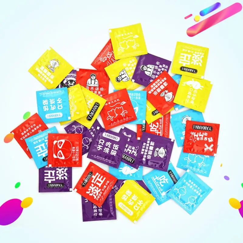 1 мешок забавные китайские слова вынуть ресторан подарок творческий Хитрый Шутка форма презерватива влажные салфетки полотенце питьевой индивидуально
