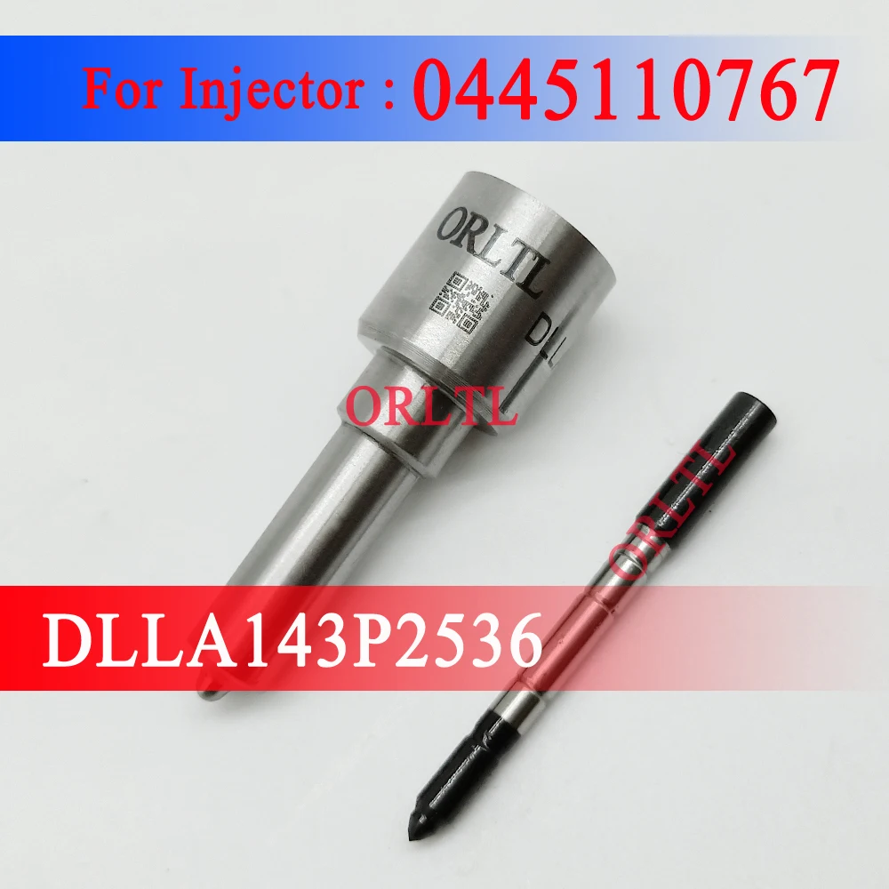 

DLLA143P2536 0433172037 Diesel common rail injection nozzle DLLA 143P2536 original fuel oil spray nozzle for 0445110767