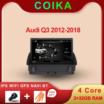 

8" Android 10.0 System Car Multimedia Player For Audi Q3 2012-2018 2+32G RAM GPS Navi Radio Stereo Bluetooth WIFI Google Carplay