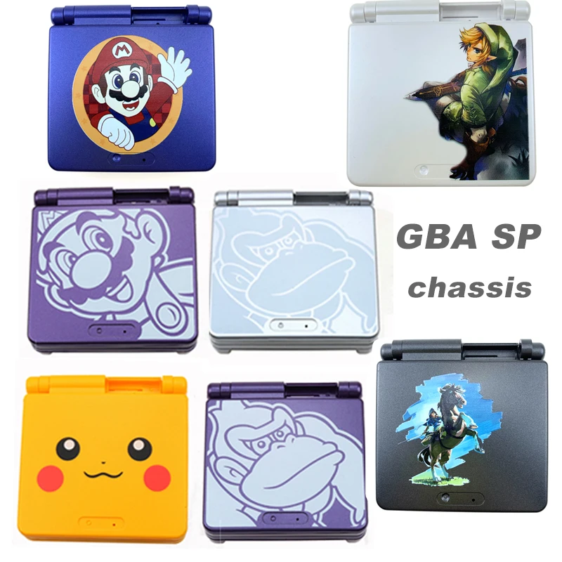 2020 Новый чехол для Nintendo GBA SP ДЛЯ Gameboy Корпус Замена полная оболочка Advance аксессуары