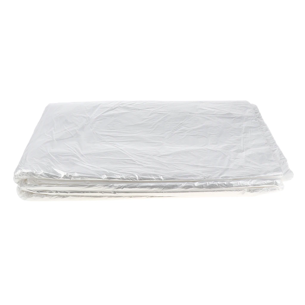50pcs 150 x 130 cm Disposable Neck Shawl Cape Salon Hairdressing Hair Color Tool Great for Barber Salon Use or Home Use