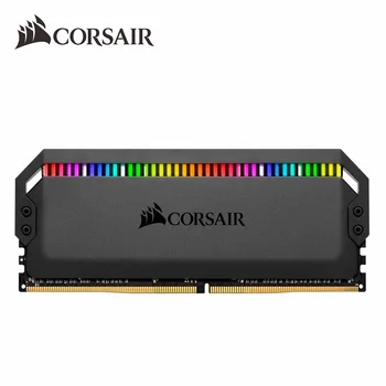 

CORSAIR DOMINATOR® PLATINUM RGB LED 16（2x8GB）- 128GB DDR4 DRAM 3600 - 4800MHz DIMM Unbuffered Non-ECC Desktop Memory Kit - Black
