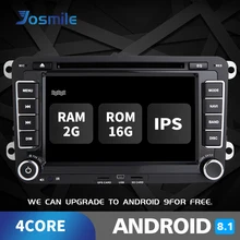 2din Android 8,1 gps Авторадио для Skoda Octavia 2 Passat B6 VW T5 Polo Amarok Volkswagen Superb 3 Seat Leon Golf 5 6 мультимедиа