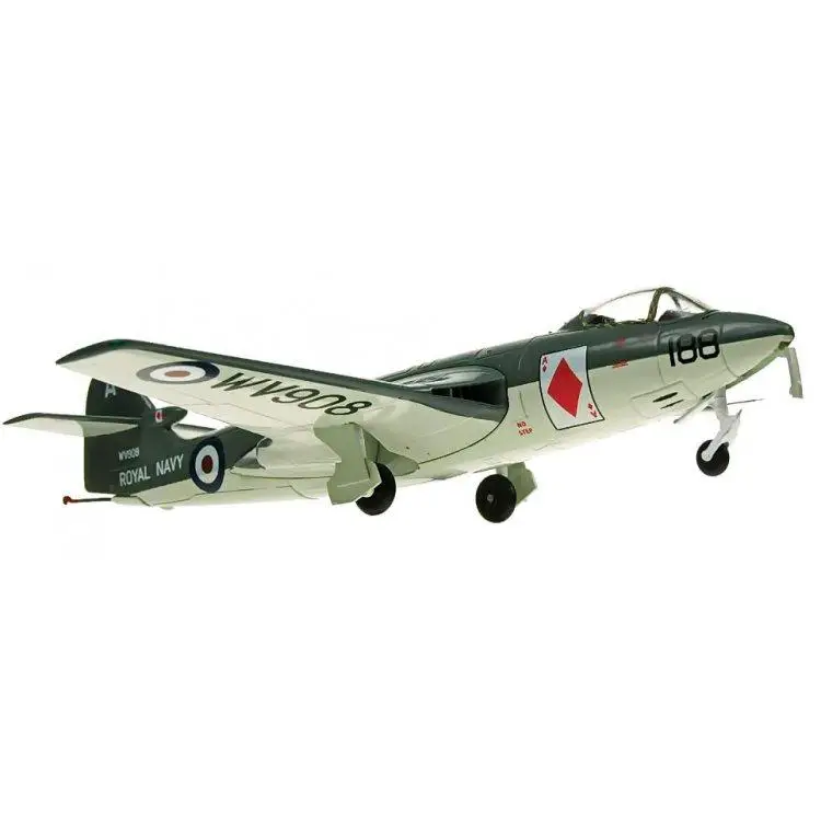 Британский HAWKER SEA HAWK FGA.6 WV908-ACE OF diamond 1/72 литой самолет AV72