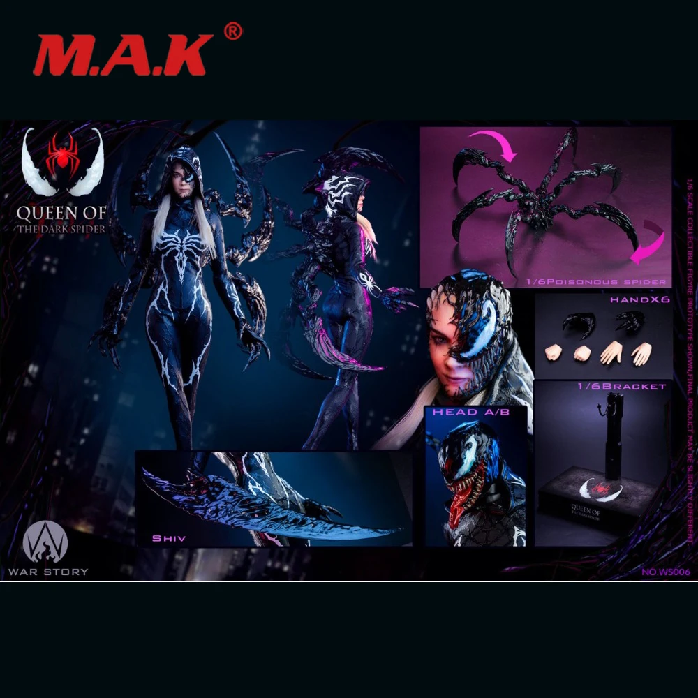 

WS005 1/6 Queen of the Dark Spider 12" full set Action figure doll in stock