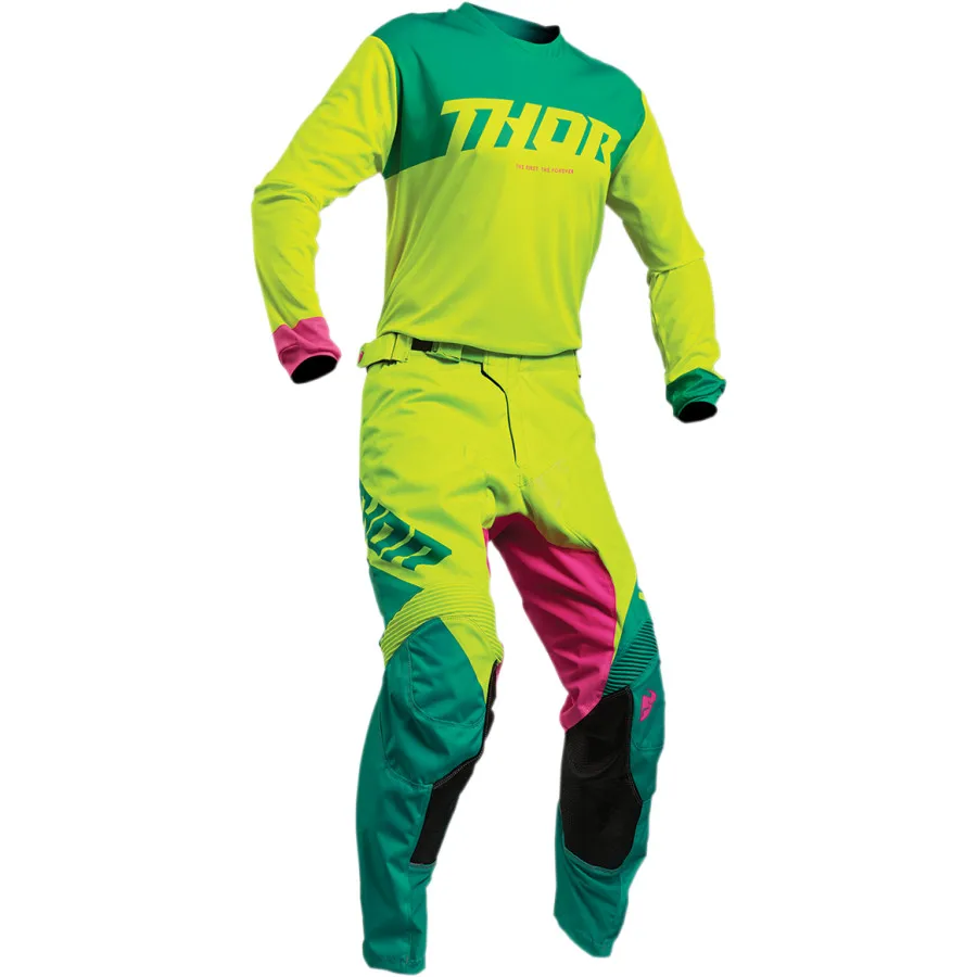 

2019 Spring Motocross Jersey set Pink Dirt Bike Gear Set Top Quality MX Jersey And Pant Top jacket D