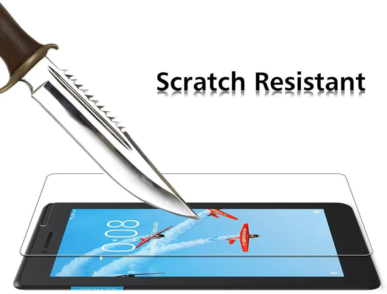 tempered glass Чехол Крышка для lenovo Tab E7 TB-7104F TB 7104F 7104 7104F 7,0 дюймовый планшетный чехол Крышка из искусственной кожи Funda - Цвет: tempered glass