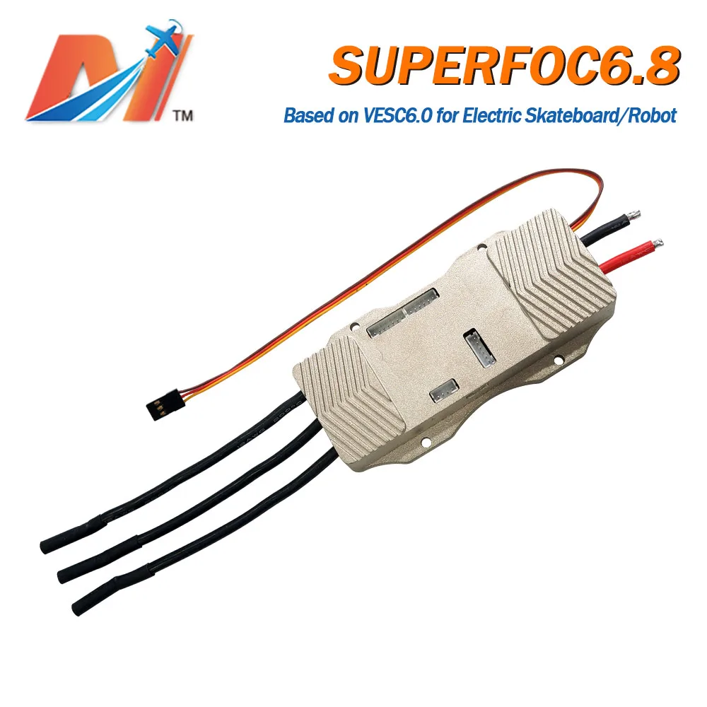 Maytech SUPERFOC6.8 контроллер esc на основе VESC6+ 10s реостатический тормоз+ антиискровый переключатель для электрического скейтборда rc робота