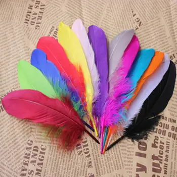 

50 pieces of beautiful big goose down 15-20 cm DIY jewelry decoration accessories feathers