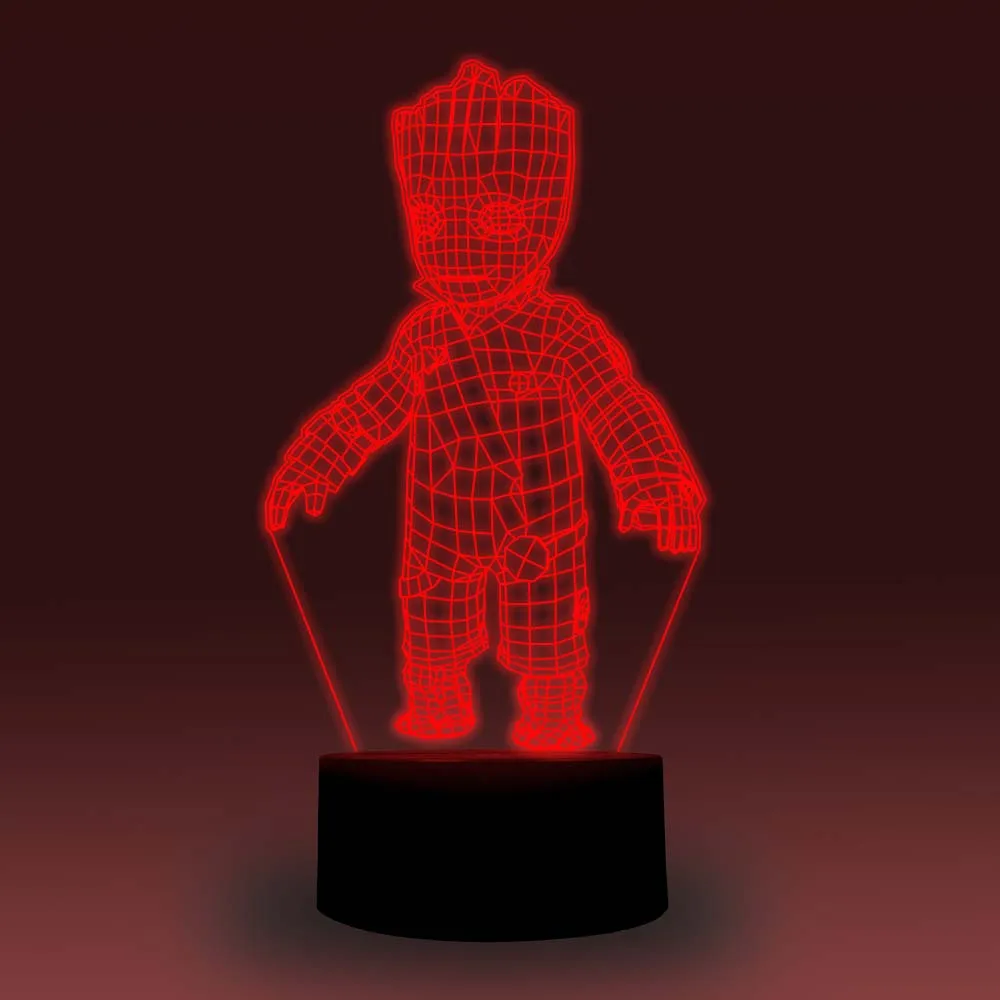 NiteApps 3D ребенок Грут ночник настольная Иллюзия Украшение лампы подарок на день рождения приложение/сенсорный контроль