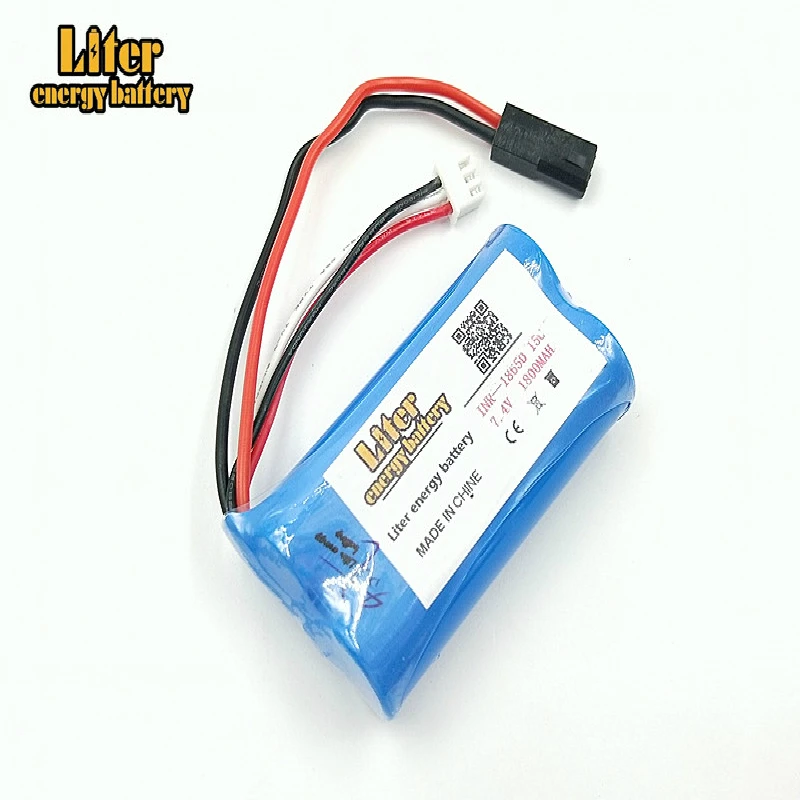 10 шт./лот 7,4 V 1800 mAh 18650 15c литиевых красота Линда T40 F39 F49 T39 822 Syma дистанционного управления самолета батареи