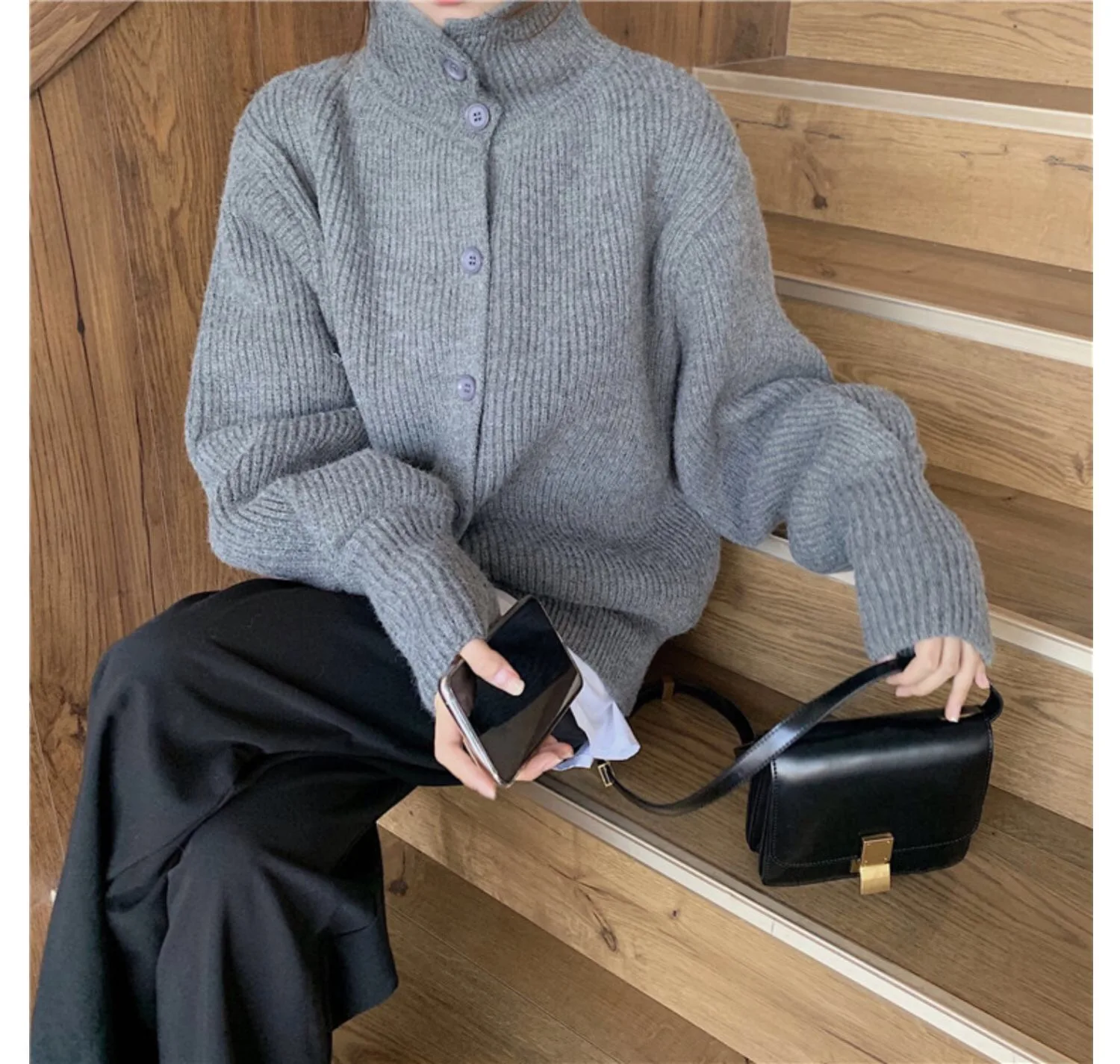 Pull Cachemire Femme Col V - Laine Et Cachemire Doux, Coupe Oversized - Taille 36 à 44