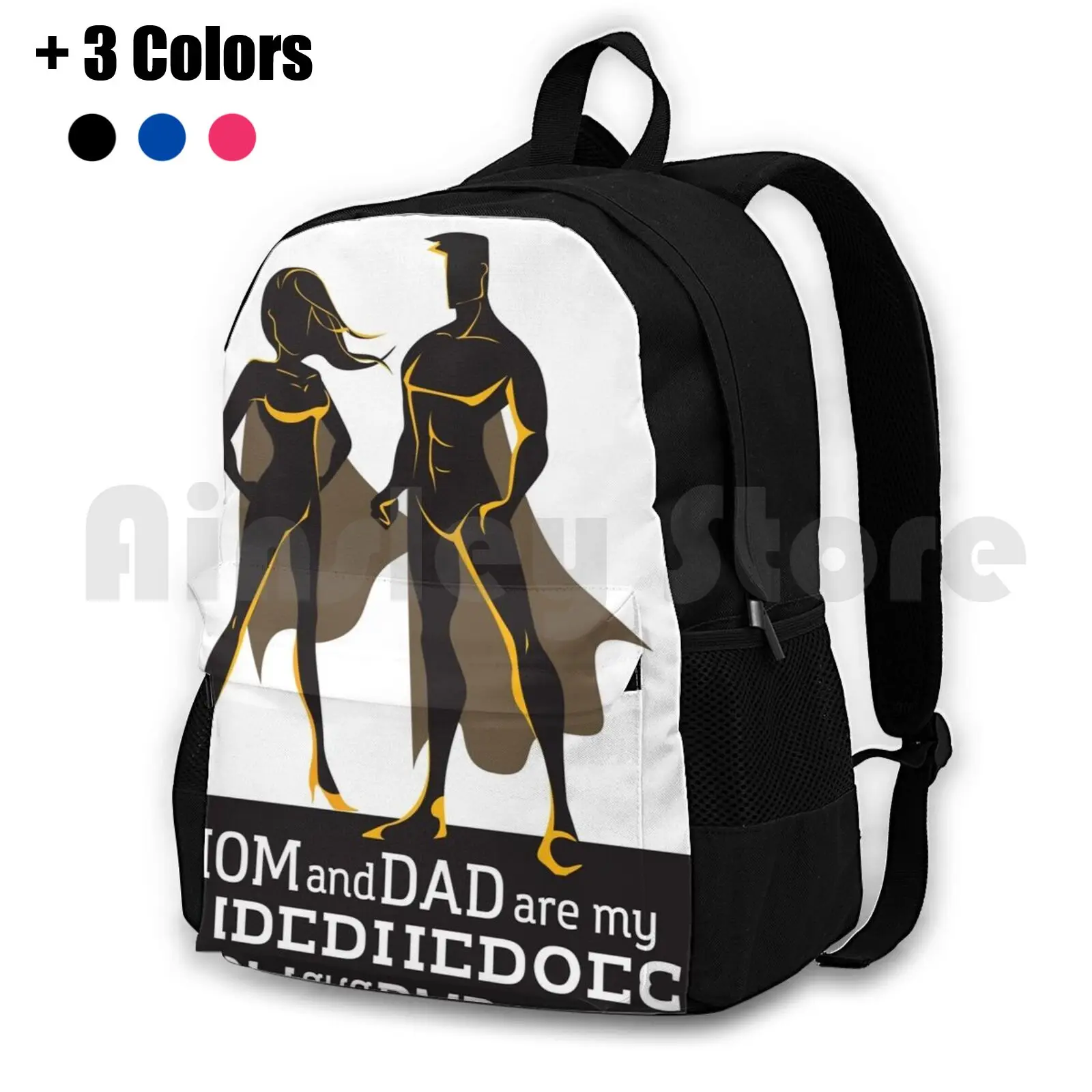 Climbing Sports Bag Superhero Mom Dad 