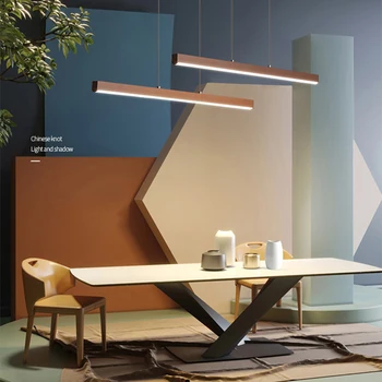 

Brown modern led dining room kitchen pendant lights For office Bar counter Pendant lamp suspension luminaire lustre