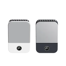 

Mini Handheld Fan 3 Gears Adjustable Hanging Neck Cooling Fan USB Charging Air Cooler