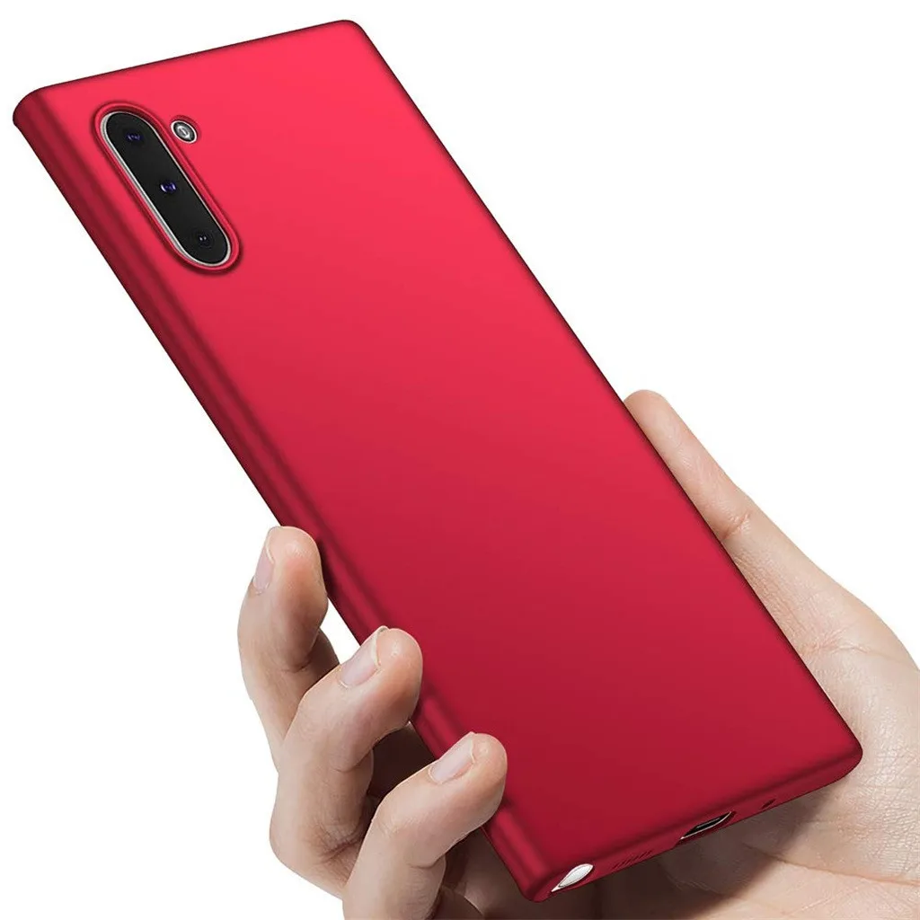 Для samsung Galaxy Note 10, 6,3 дюймов, простая Тонкая матовая жесткая задняя крышка из поликарбоната, подходит для сотового телефона, чехол с защитой от царапин