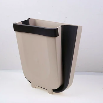 

1pc Kitchen Cabinet Door Hanging Trash Garbage Bin Can Rubbish Container Tools