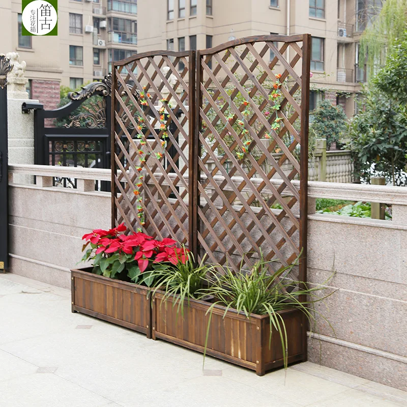 

Wang yang Rack Graft Taiwan Separated Ornaments Climb Wood outside Wooden Box Households Rattan Flower Real Flower Seeds Rot Box