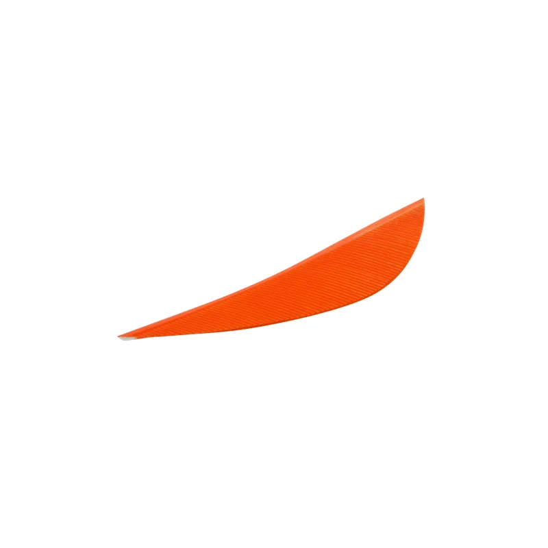 orange 60 шт. Настоящее перо правое крыло 2 дюйма лопасти-Стрелки 15 цветов для стекловолокна Бамбуковая Стрела аксессуары капли воды Fletching перо - Цвет: orange