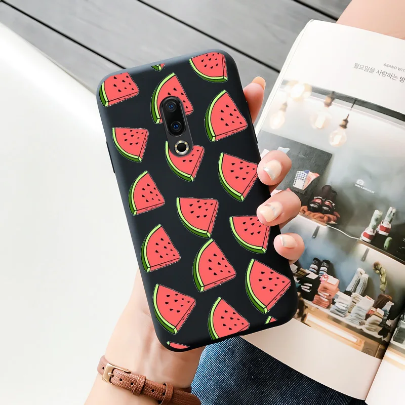 cases for meizu belt TPU Shell Black Soft For Meizu 16 Case Personality Tide Shell For Meizu 16 Plus Case Cartoon Cute Trend Shell For Meizu 16 Case meizu phone case with stones craft Cases For Meizu