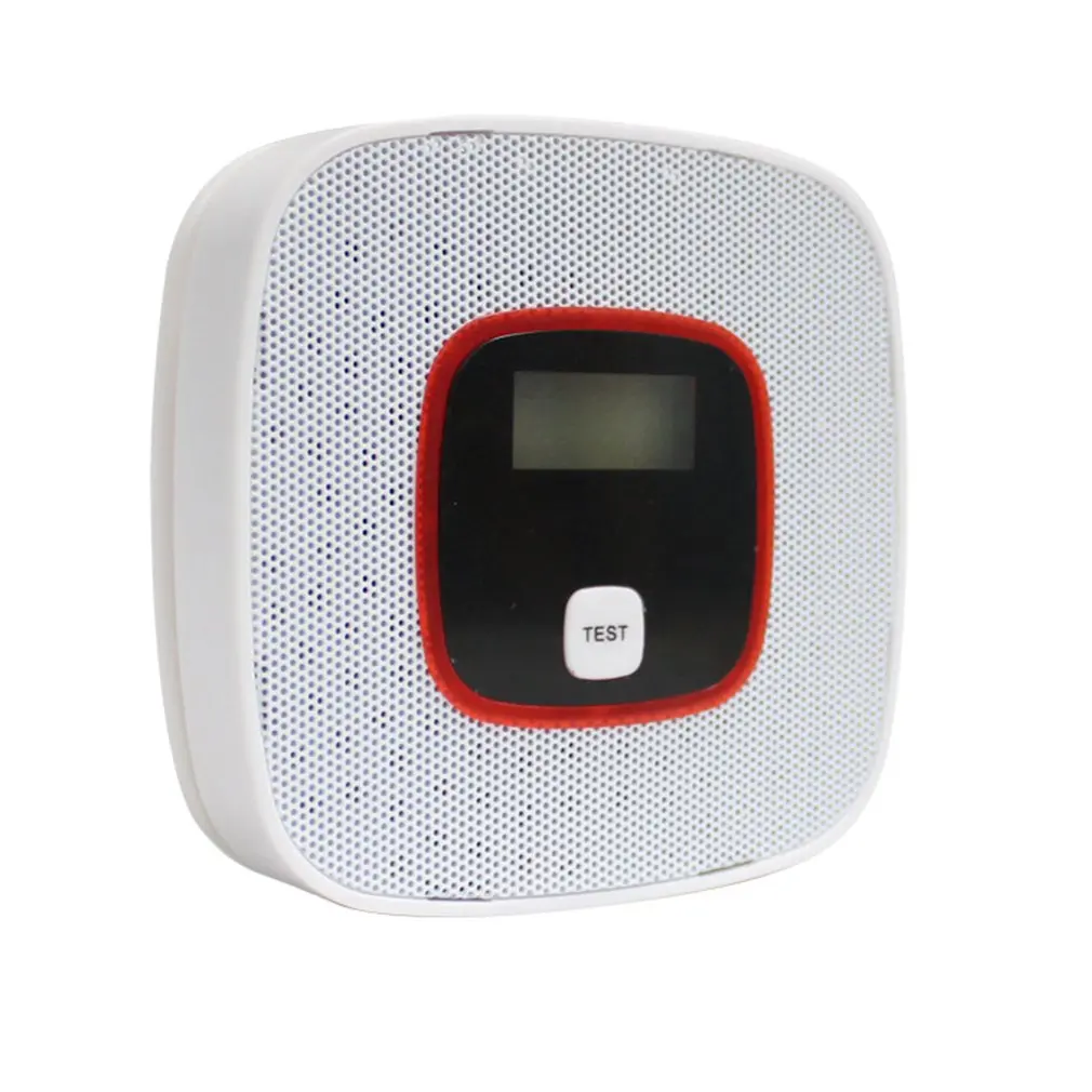 

LCD Display Carbon Monoxide Detector CO Gas Alarm Sensor Poisoning CO Gas Tester Human Voice Warning Detector For Alarm System