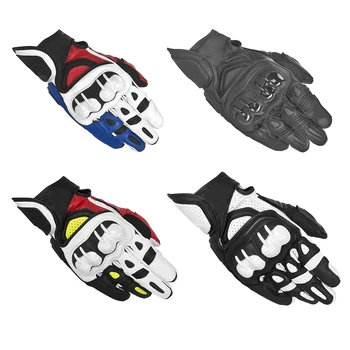 

Automotive ATV Bike Riding Off-road GPX Leather Gloves Motocross Street Moto Motorbike Cycling Glove For Men