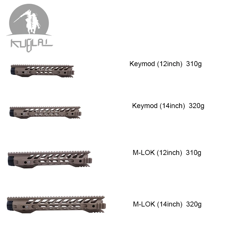 Охотничий Тактический Страйкбол Gel Blaster M4 Handguard 12 14 дюймов свободный поплавок Quad