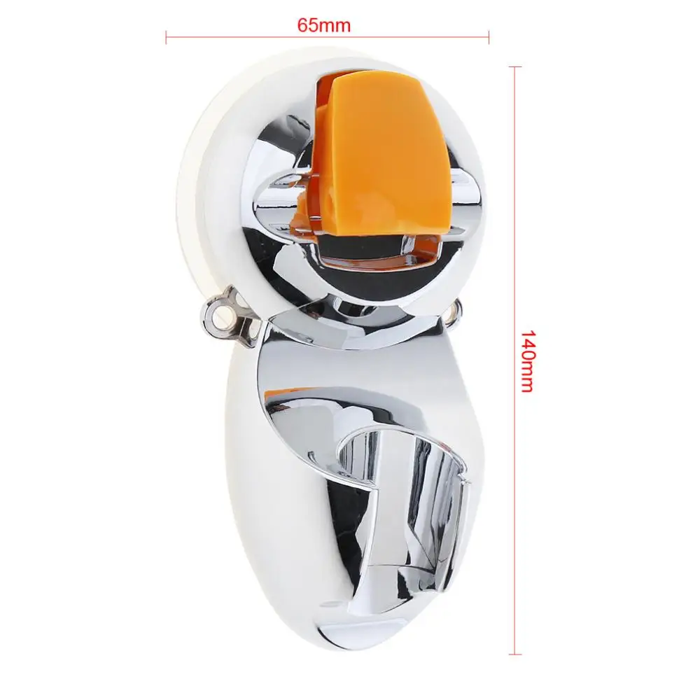 

5026 Adjustable Bathroom Shower Head Holder Rack Bracket with Suction Cup Wall Mounted Replacement Shower Holder for Bathroom