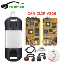 Para renault pode clipe v206 chip completo cypress an2131qc an2135sc diálogos + extrator pino reprog obd scanner interface de diagnóstico do carro