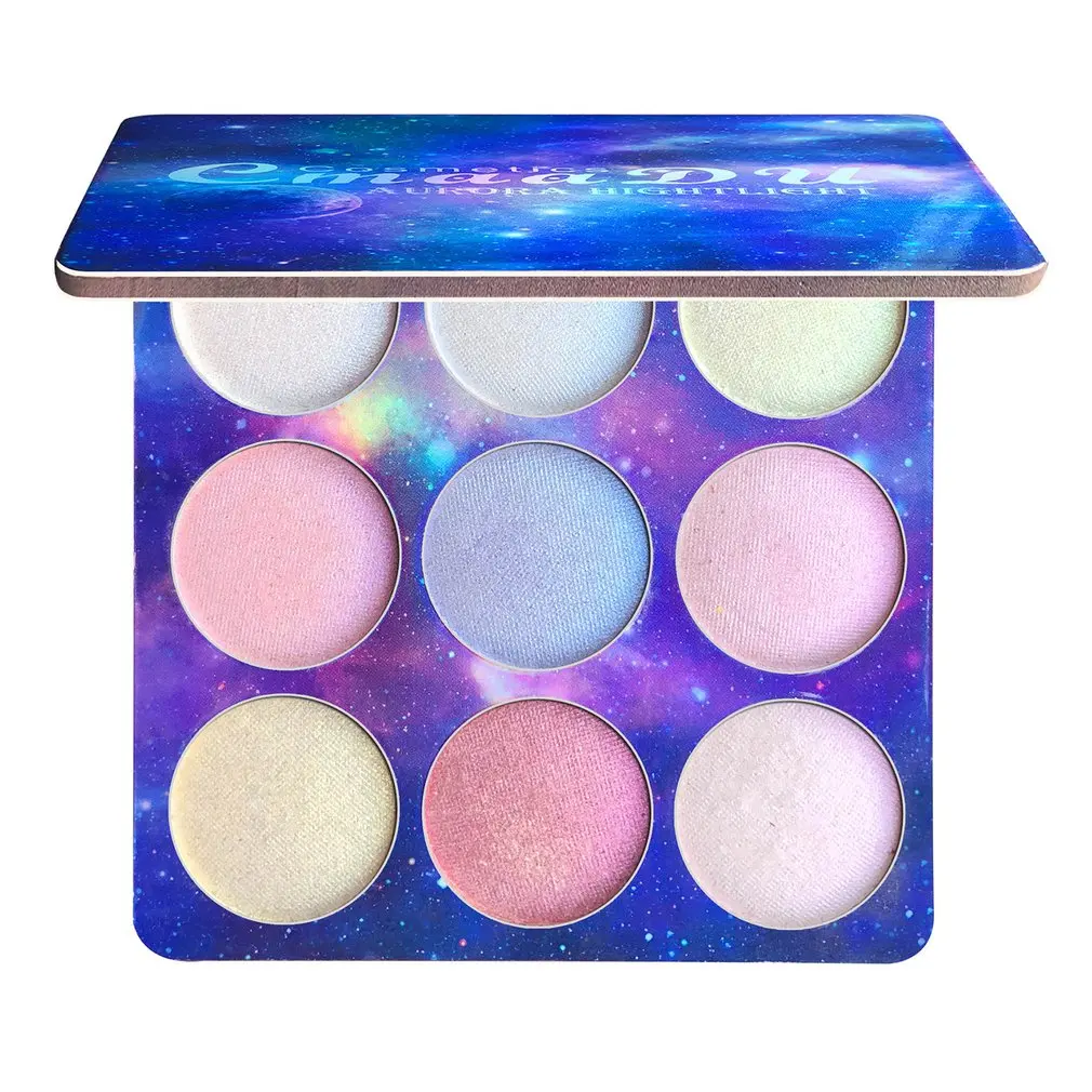 

Cmaadu 9-Color Starry Eye Shadow Palette Waterproof Sweat Proof With Makeup Brushes Bag 12 Pcs Makeup Brushes Set Cosmetic Kit