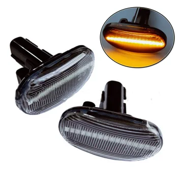 

2X Sequential LED Side Marker Lights For Suzuki Jimny Mazda Off-road Chevy Cruze High Quality ABS LED Side Marker Light Amber
