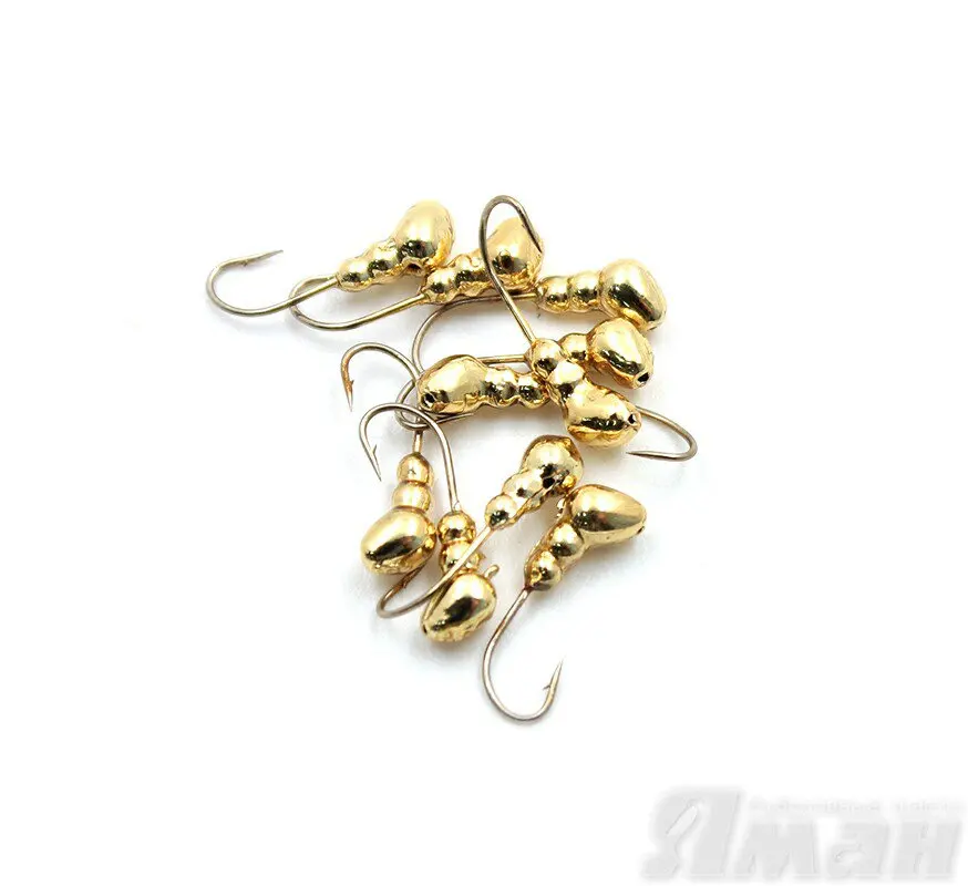 Мормышка Яман муравей с отв. цвет Gold Plated d 5 (5 шт.) Я-МР69 | Спорт и развлечения