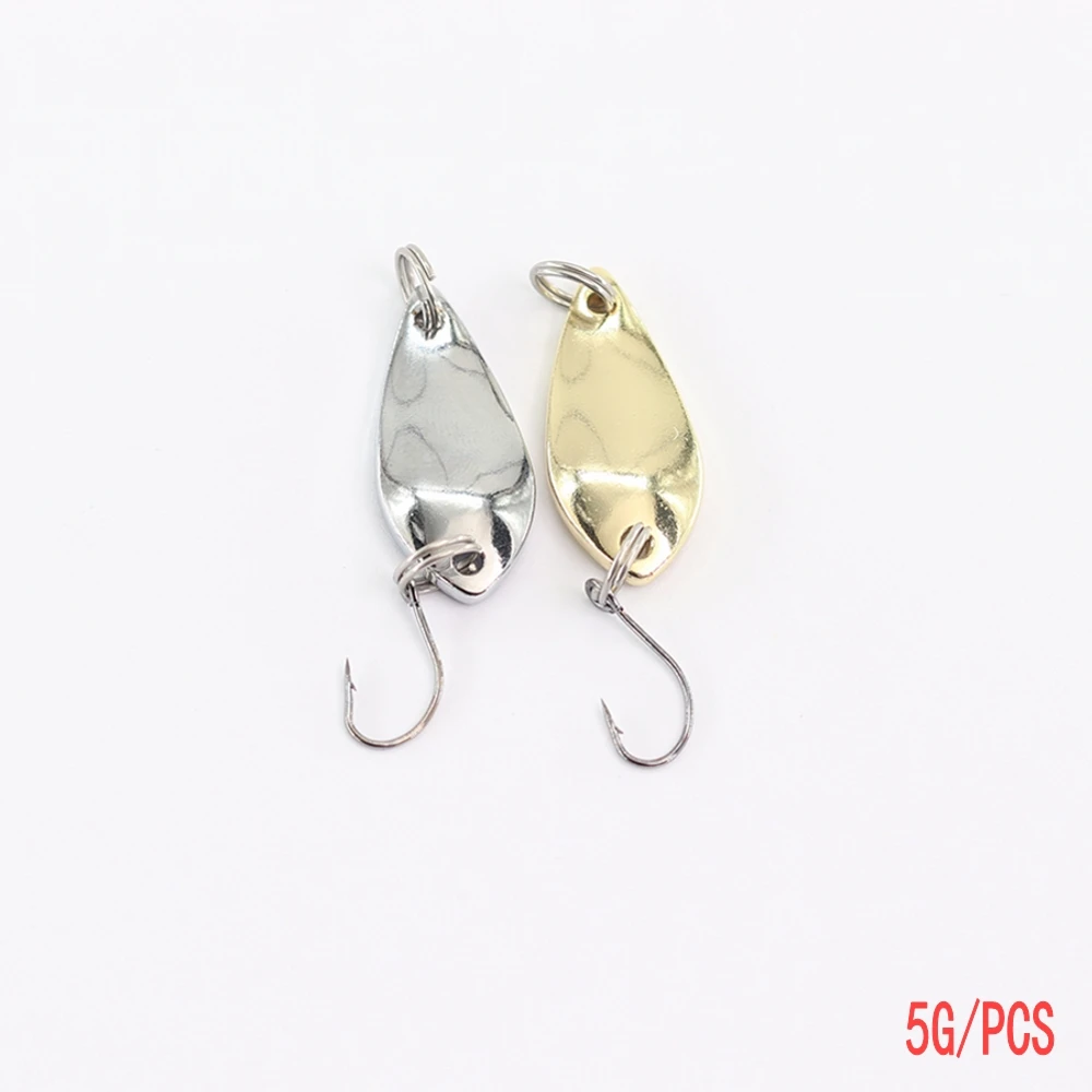 1pcs Rotating Metal Vibration Bait Spinner Spoon Fishing Lures 5g 6g 6.5g 7.5g Jigs Trout Winter Fishing Hard Baits Tackle Pesca