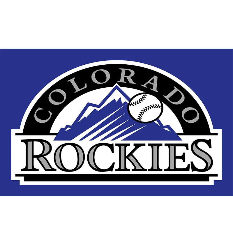 Yehoy Висячие 90*150 см MLB бейсбольный флаг Colorado с символикой rockies для украшения | Дом и