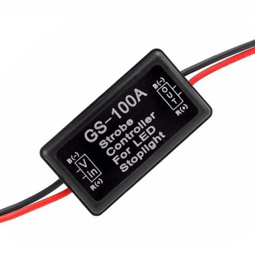 

Car Auto Flash Strobe Controller Box Flasher Module 12V For LED Brake Stop Light